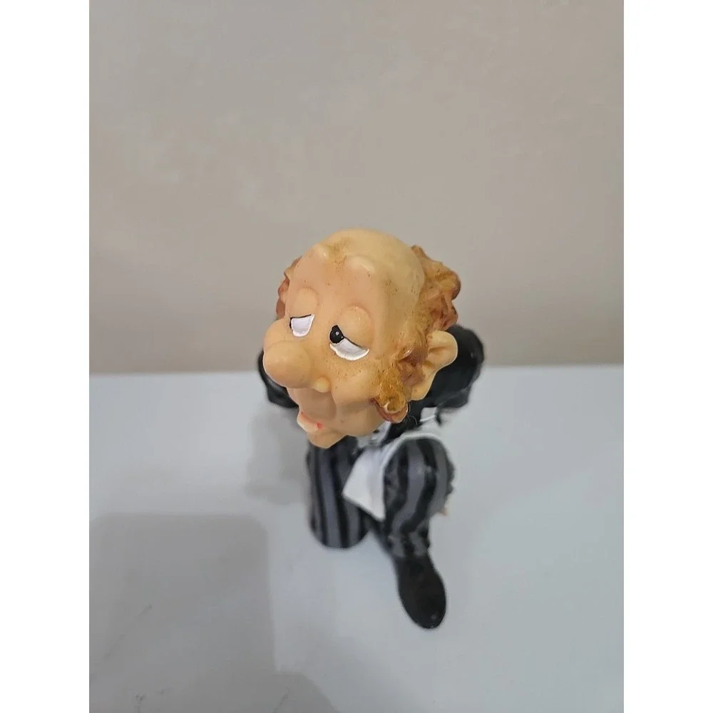 Vtg James The Butler Wine Bottle‎ S/P  Spirits Bottle Holder/Stand 1990 Decor